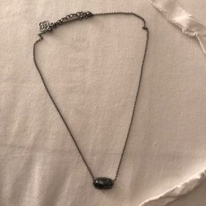 RARE Kendra Scott gunmetal necklace